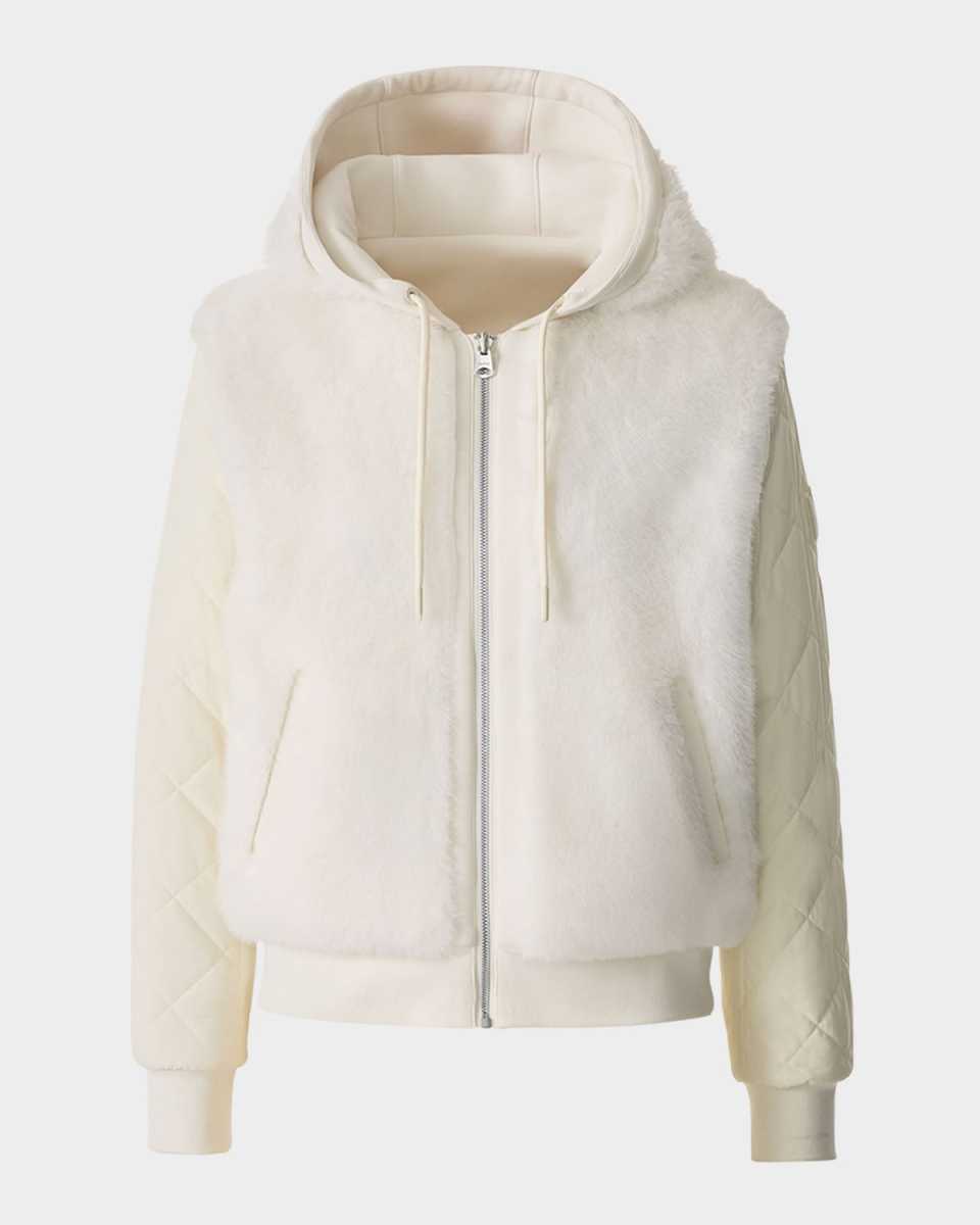 Gwendal Reversible Hooded Faux-Fur Jacket